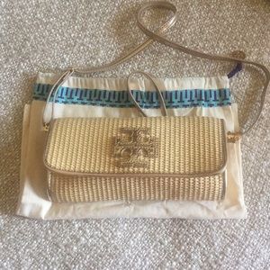 Tory Burch Crossbody/Clutch Straw bag